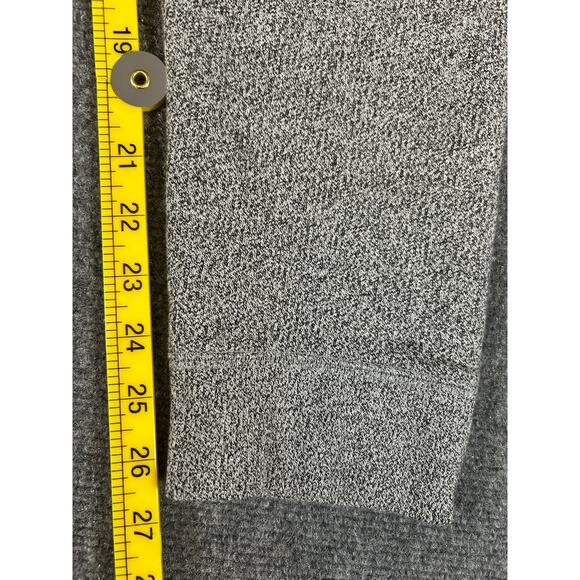 Roots Canada Organic Park Slim Heavy Fleece Jogger‎ Pants Zip Pockets Gray - Picture 5 of 6